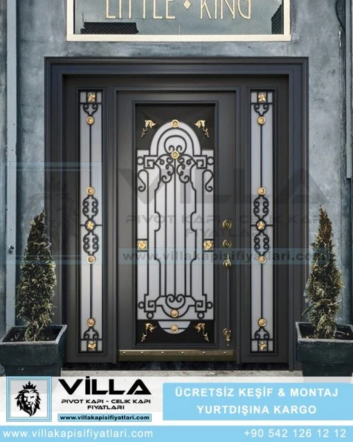 Ferforje Villa Kapisi Fiyatlari Villa Kapisi Modelleri Giris Kapisi Villa 76 Min