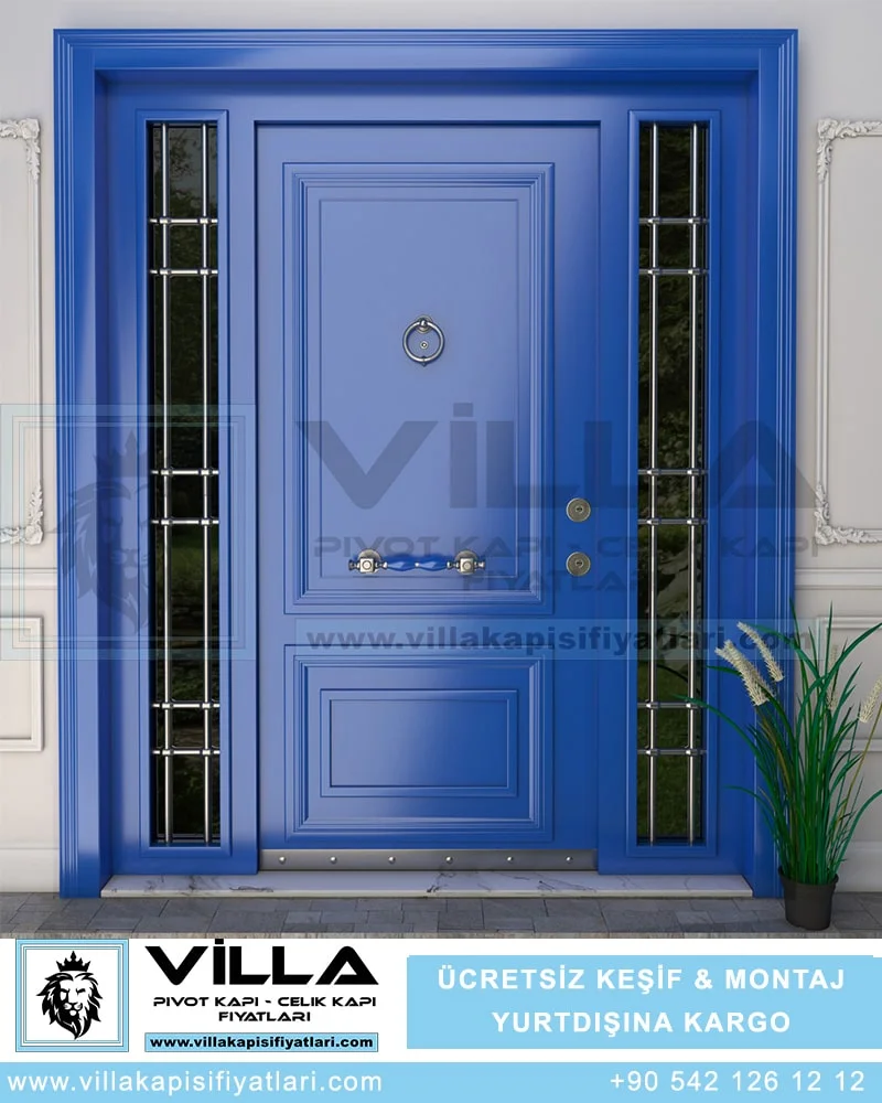 Mavi-Villa-Kapisi-Fiyatlari-Villa-Kapisi-Modelleri-Camli-Giris-Kapisi (8)-Min