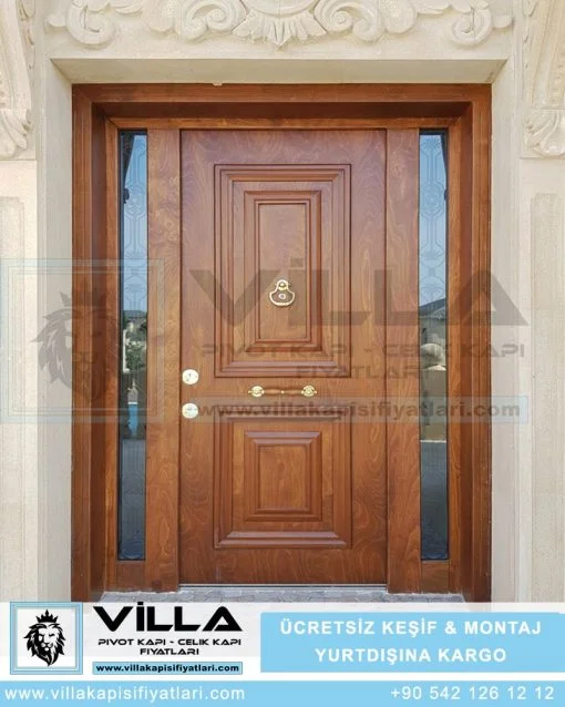 Villa-Kapisi-Fiyatlari-Dogal-Ahsap-Kaplama-Lake-Villa-Kapilari-Villa-Kapisi-Modelleri (4)-Min
