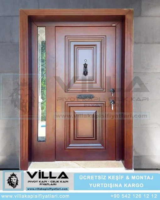 Villa-Kapisi-Fiyatlari-Dogal-Ahsap-Kaplama-Lake-Villa-Kapilari-Villa-Kapisi-Modelleri (6)-Min