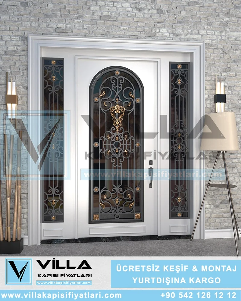 Ferforjeli-Beyaz-Villa-Kapisi-Min