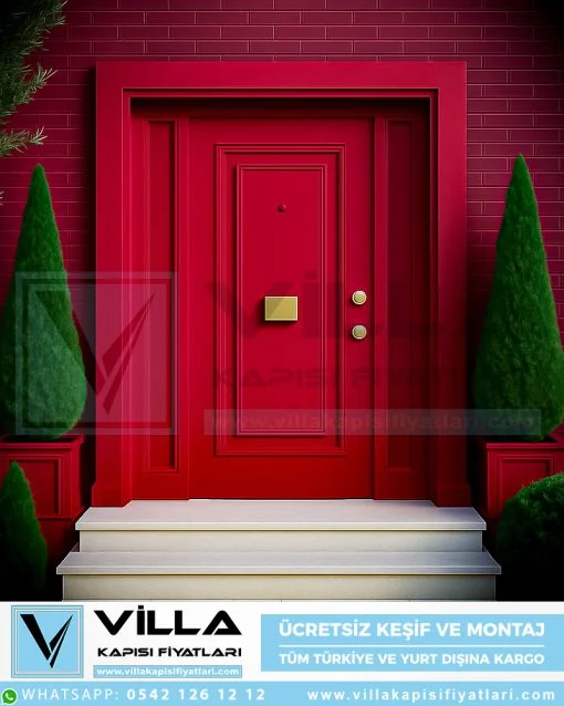 Manhattan-villa-kapisi-kirmizi-2-villa-kapi-fiyatlari