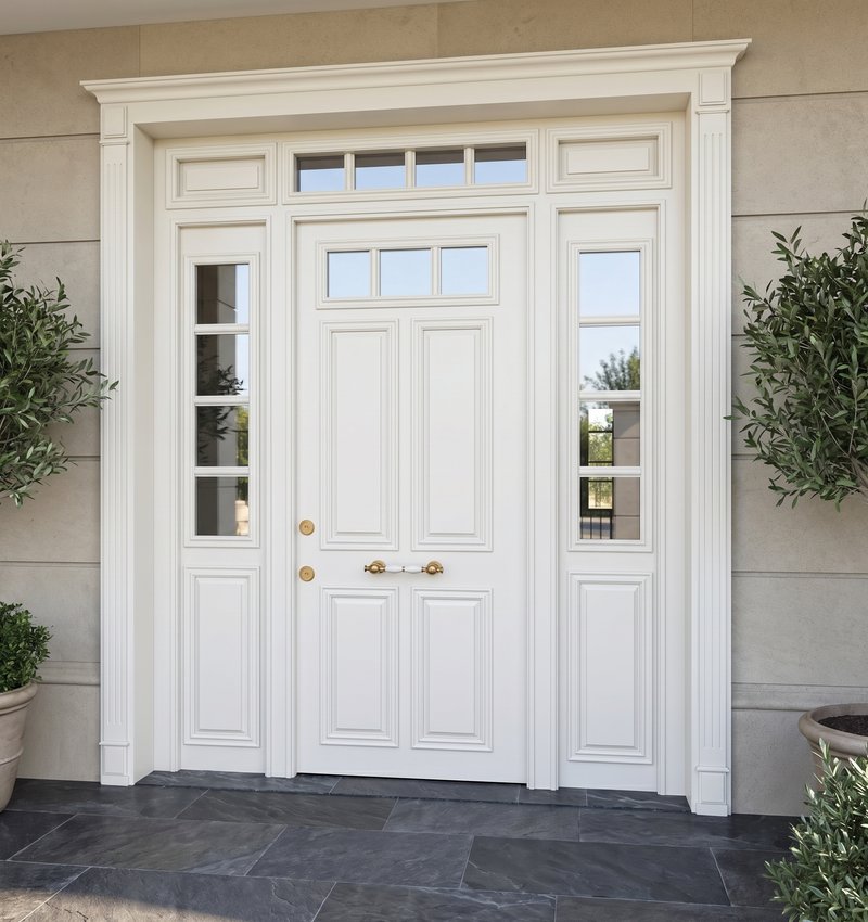 Peaky Klasik Ahşap Villa Kapısı | VİLLA KAPISI FİYATLARI