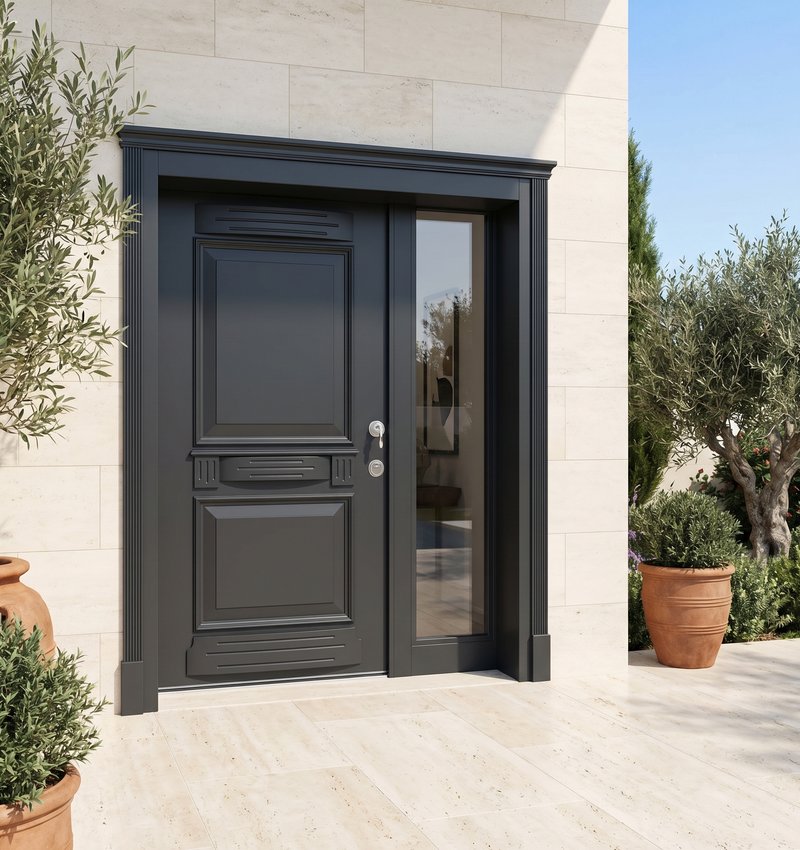 Tebriz Klasik Ahşap Villa Kapısı | VİLLA KAPISI FİYATLARI